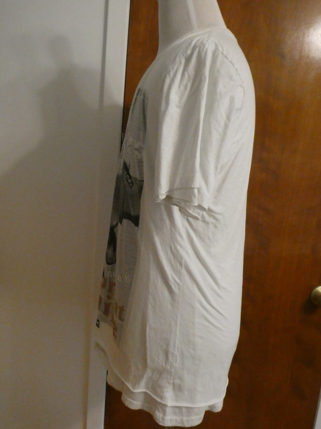 Second+Sunday Men White Graphic T-Shirt Soft Cotton Print Crew Neck XXL (fitsXL)