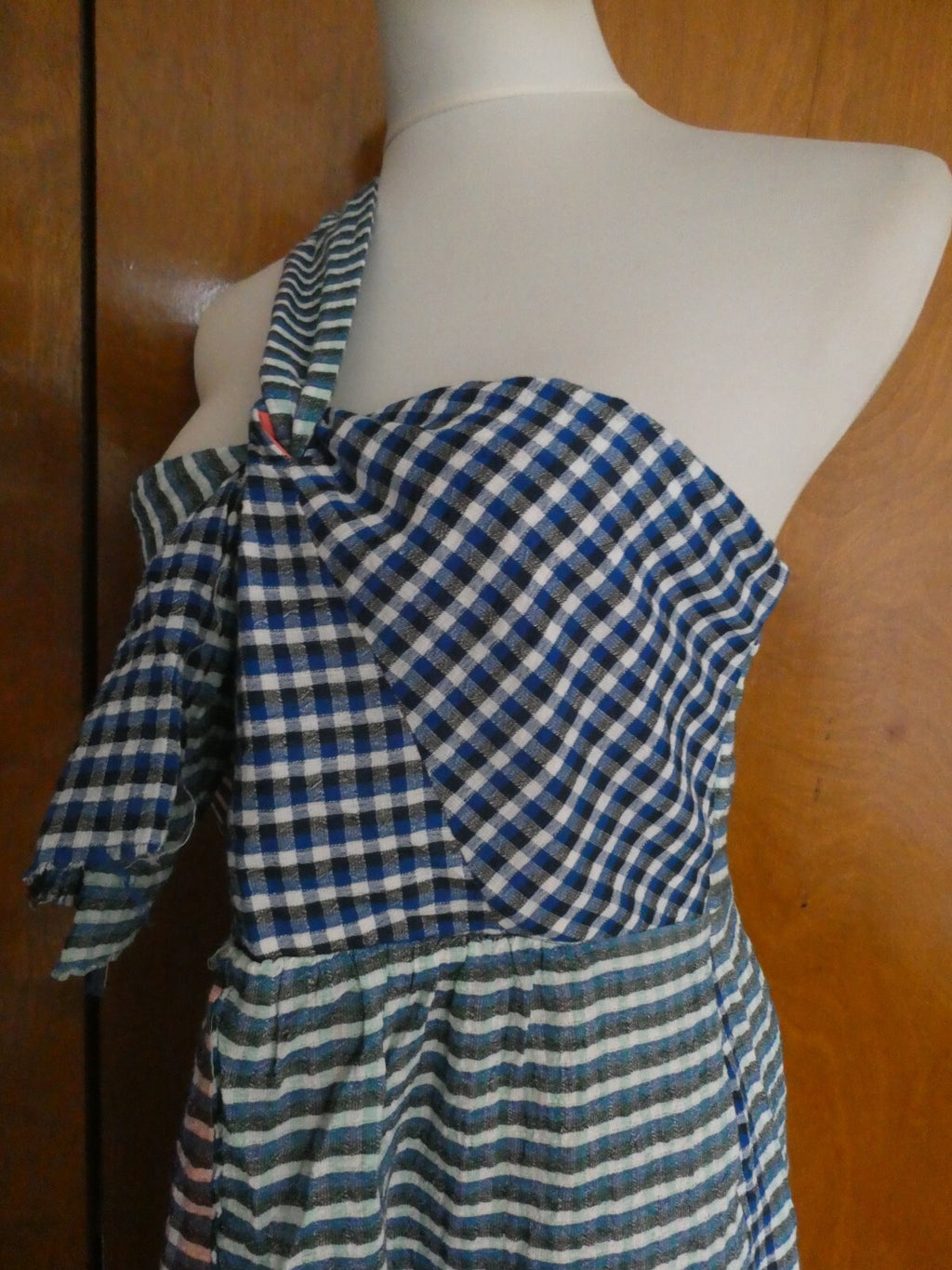 ANTHROPOLOGIE MAEVE Women's Waverly Plaid One Shoulder Full Lined Dress 10,14,16