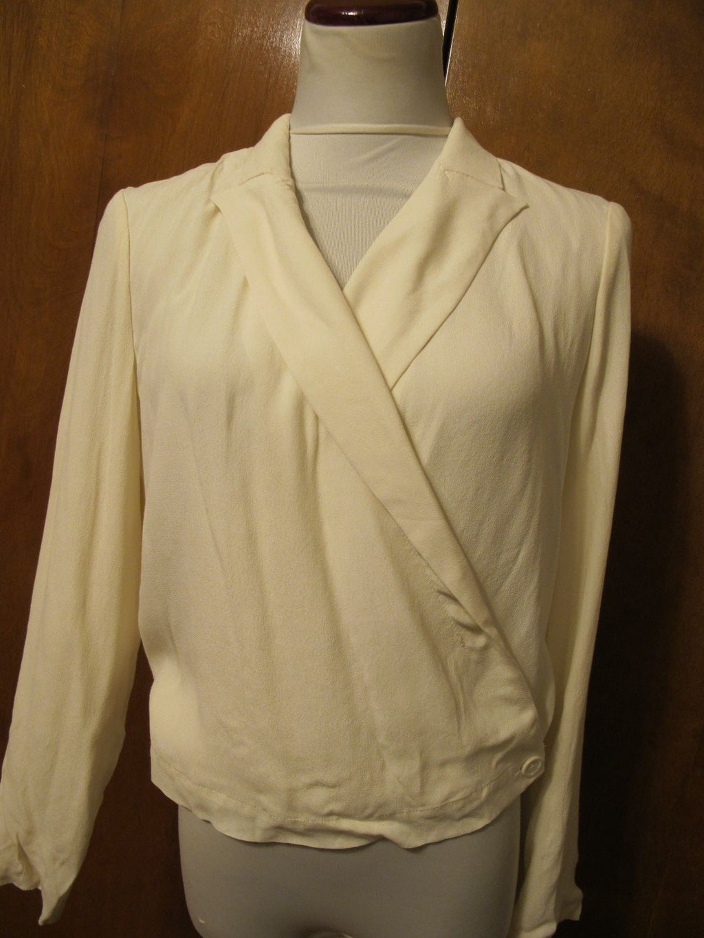 Anthropologie Sttitwa women's off white lined evening blazer size 0