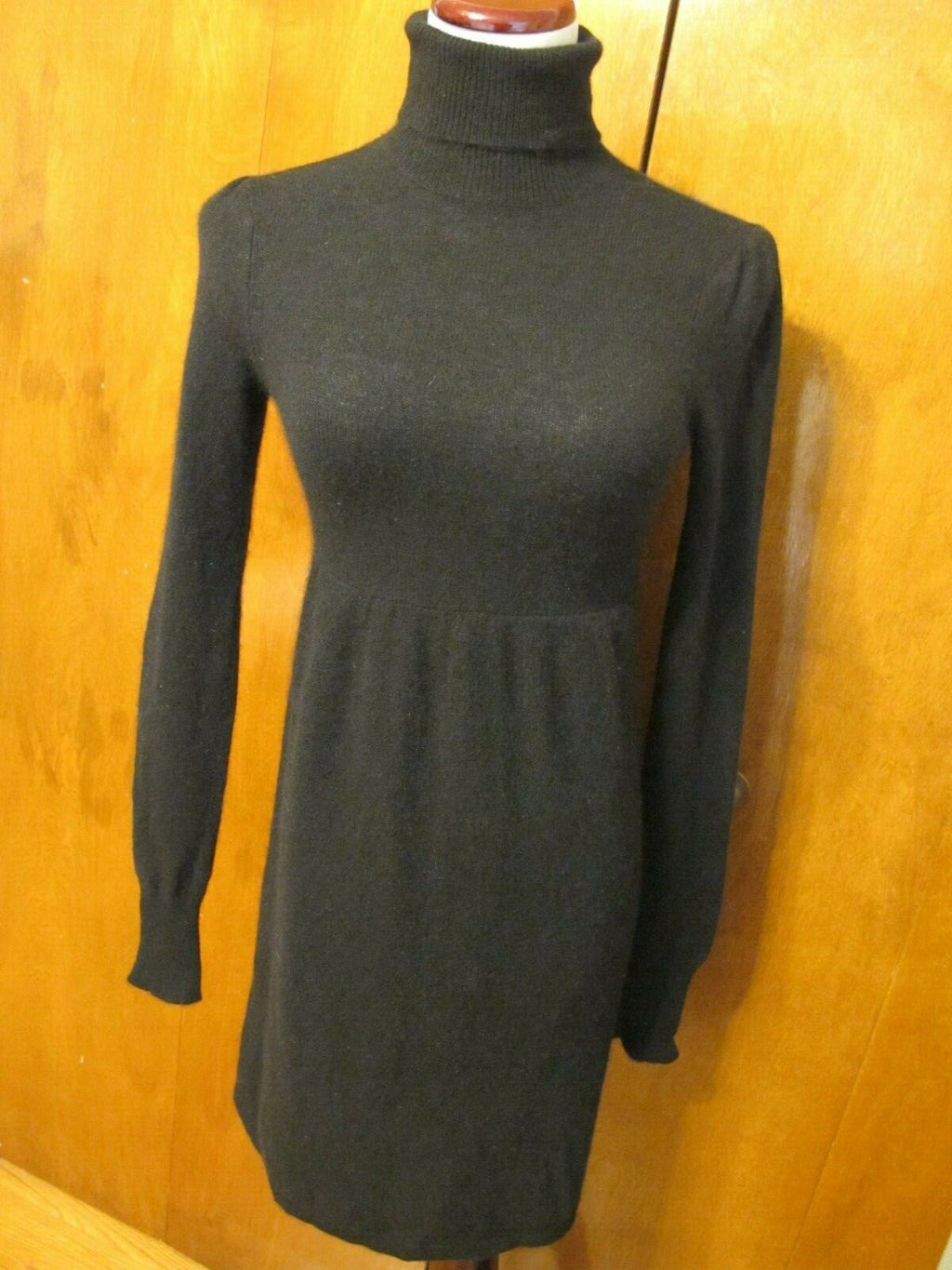 Aqua Women's Black Turtleneck Dress Size XSmall 