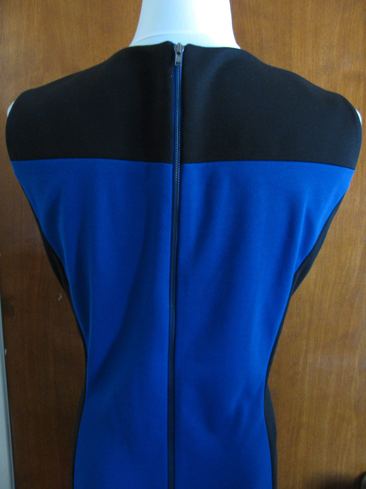 Tahari  Blue Black Dress 12
