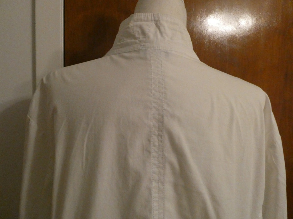 NWT Charter Club Womens Long Sleeves Jacket With Belt White Size 1X