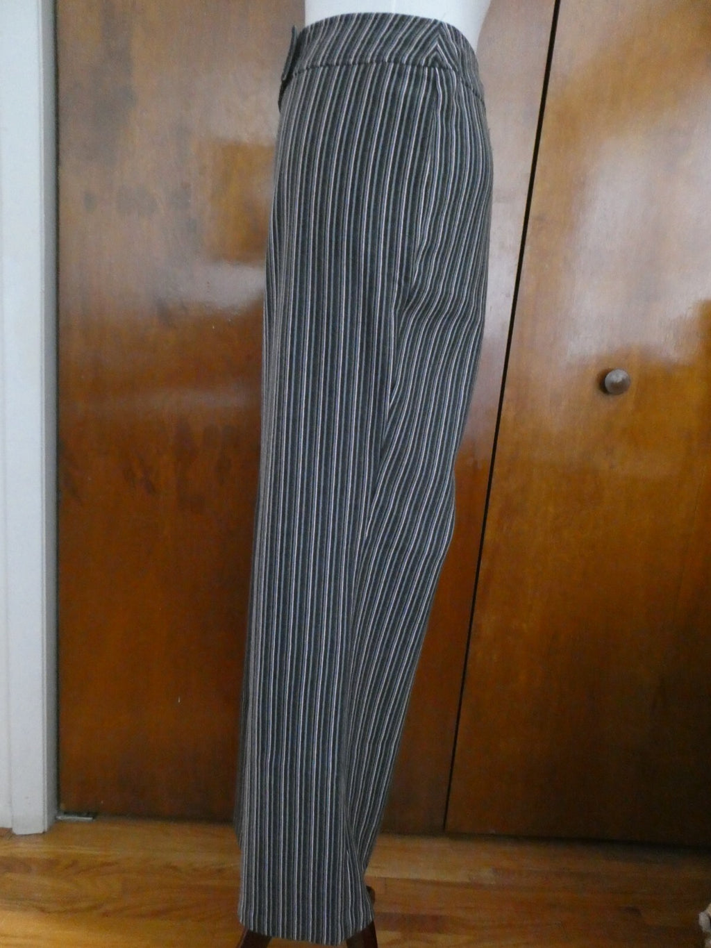 New York &Company women striped wide leg pants size large