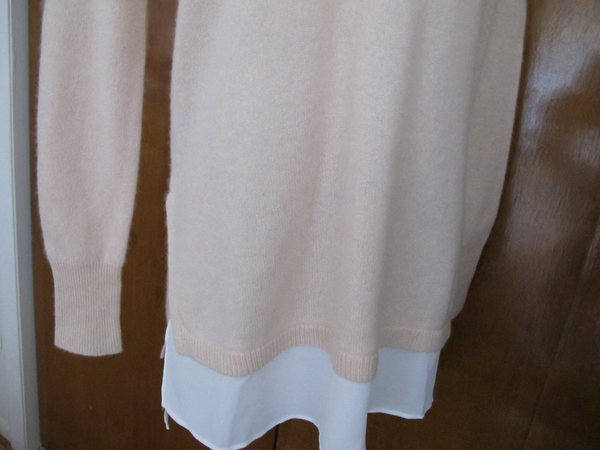 Bloomingdale’s women’s beige nude cashmere sweater Size XS, XL