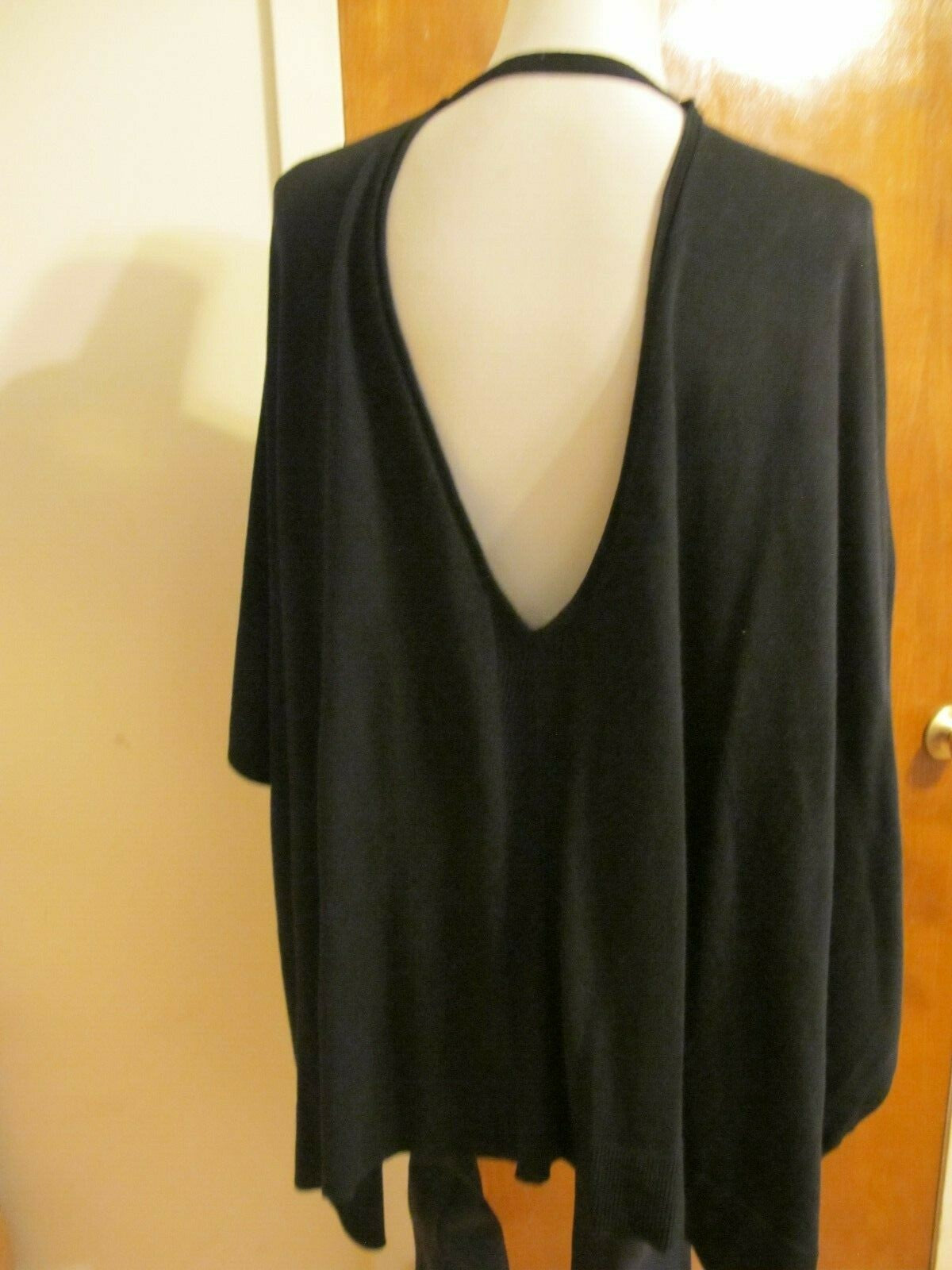 Lululemon women’s black athletic free to coast wrap cardigan OS