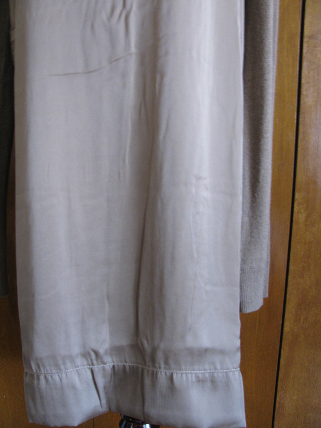 Twin Set by Simona Barbieri Women's Tan Sweater Dress Made in Italy Small 