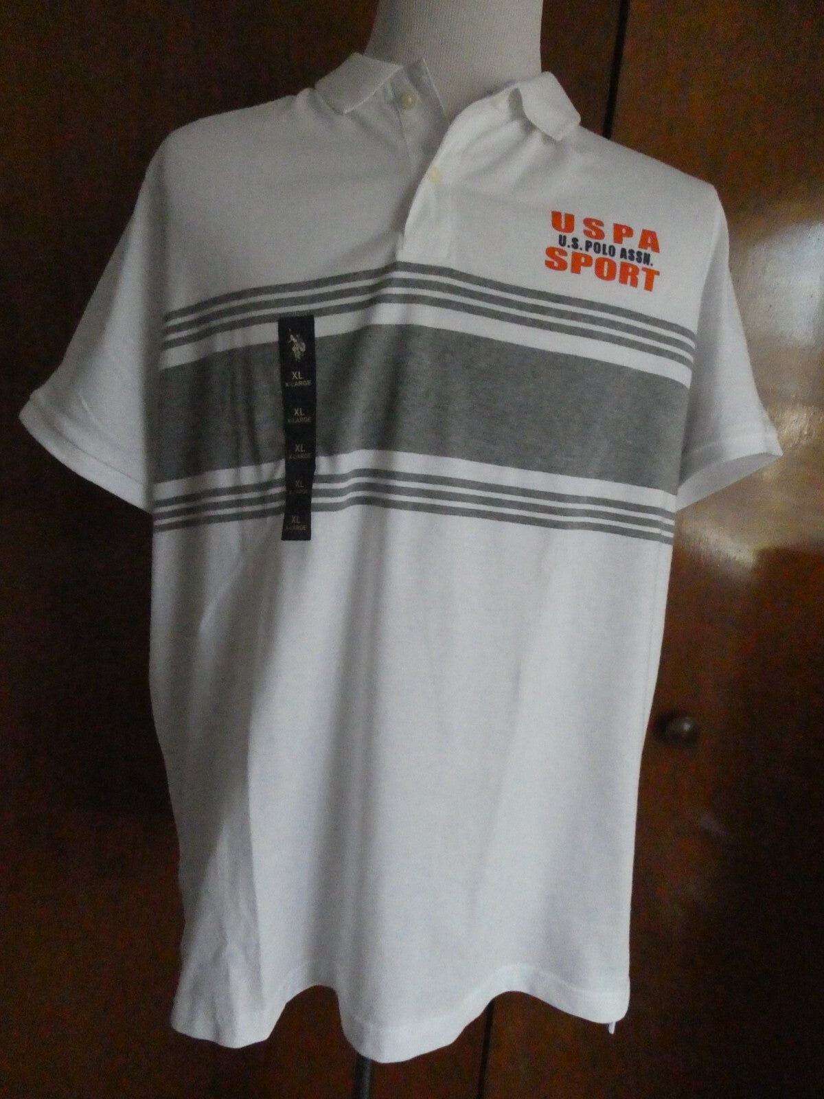 U.S. Polo Assn. Men's White Shirt Size XL New w/tags