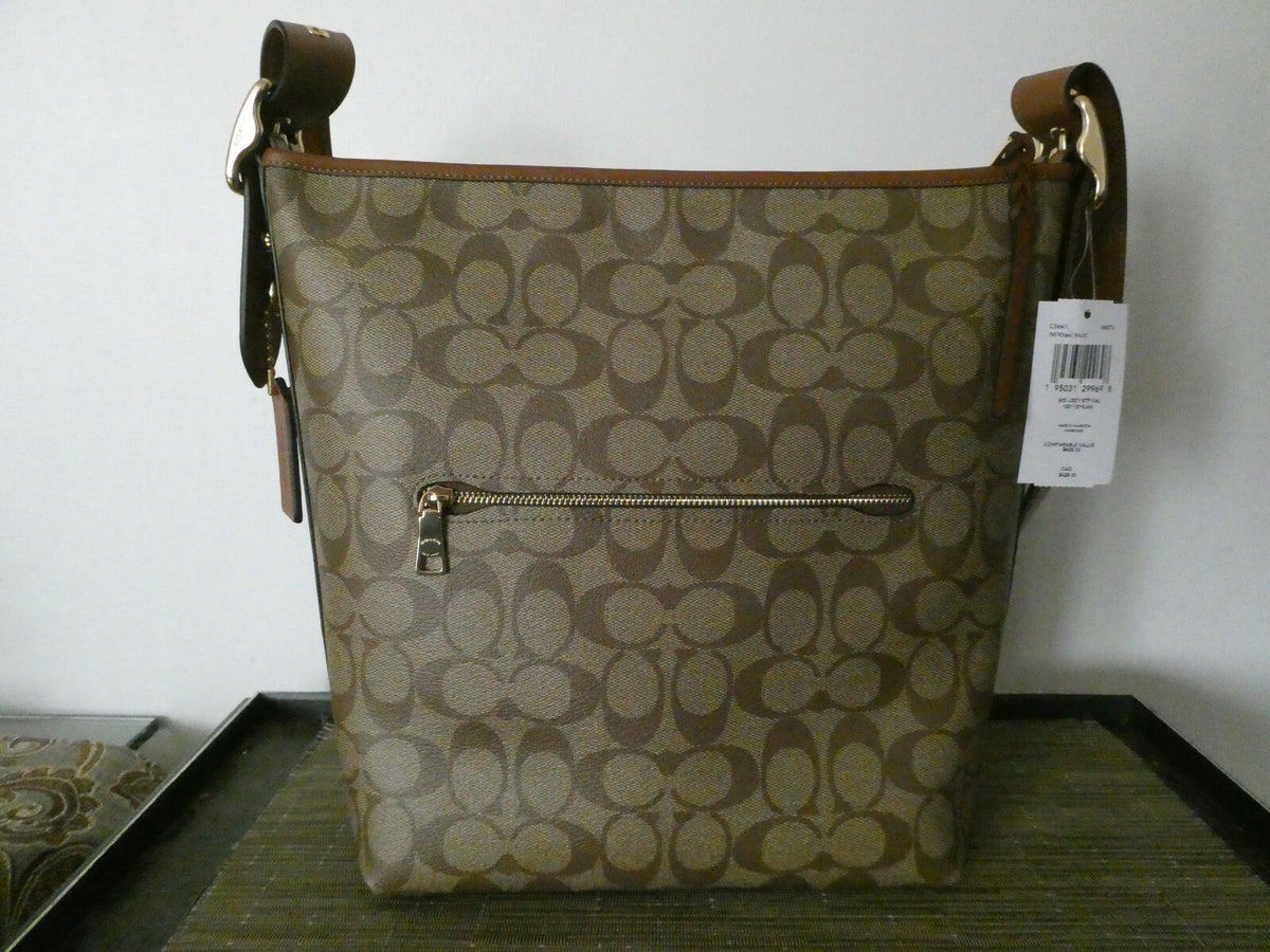 Coach Val Duffle In Signature Canvas With Stripe Handbag Style C5641