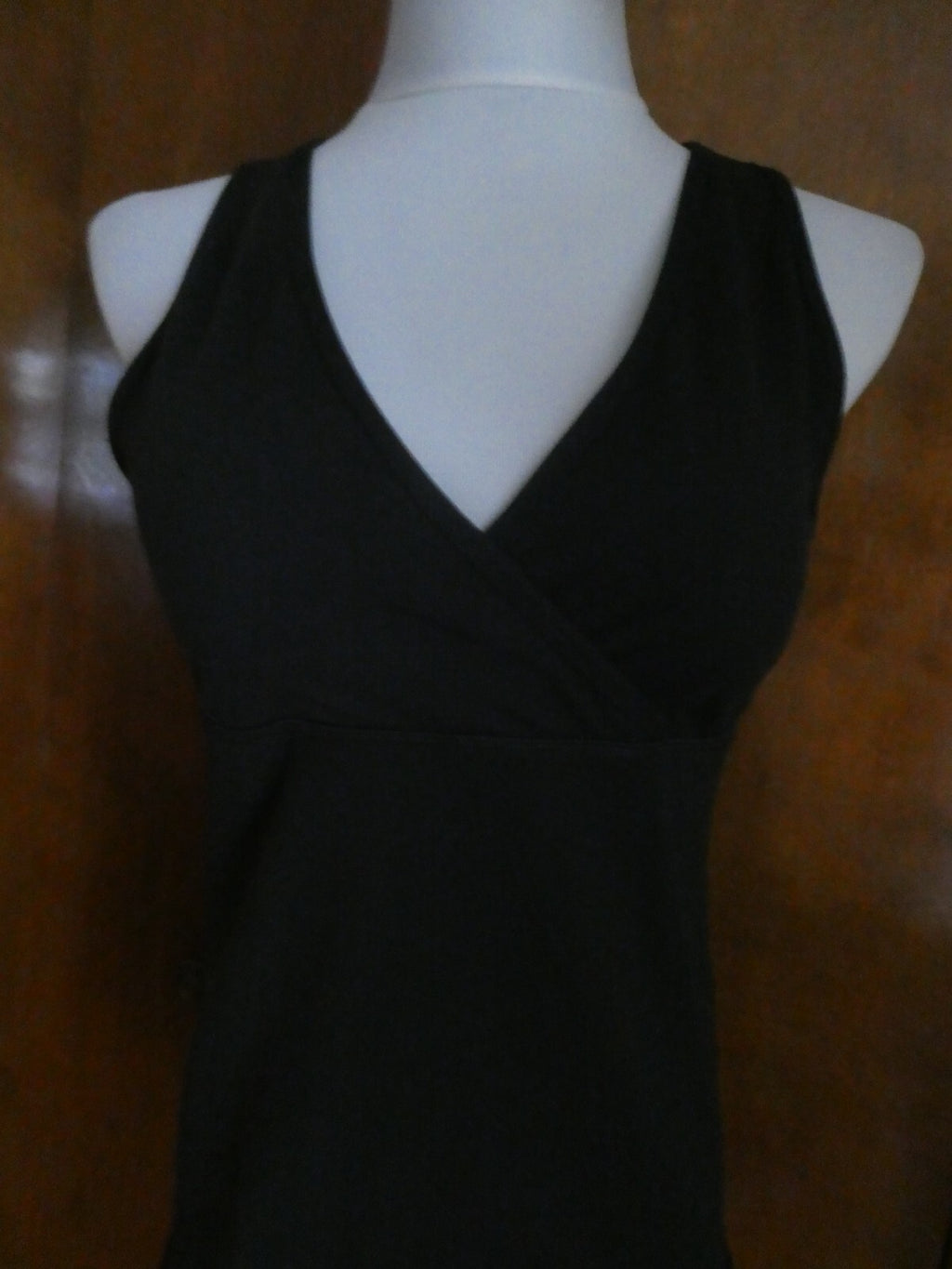 Eddie Bauer Women’s Black Sport Perfect Bra Yoga Fitness Mesh Tank Size Large