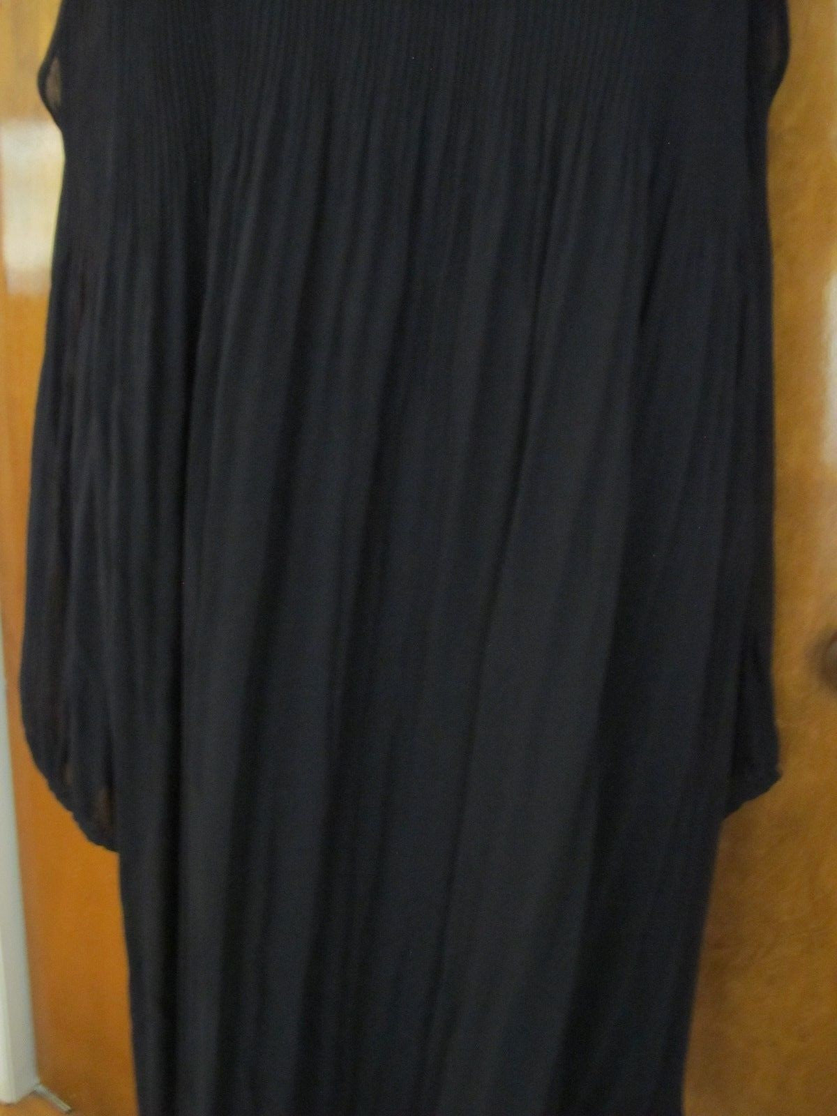 Sanctuary women’s black pleated evening cutout A-line dress size Xlarge 