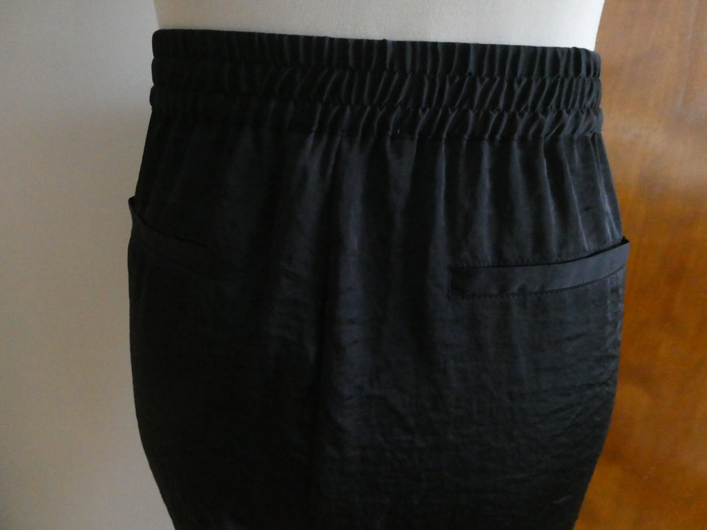 Michael Kors Jogger Pants Women Navy Front Pockets Elastic Waist 12 Bloomingdale