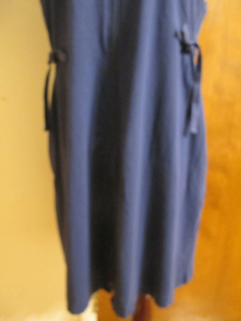 Stan Herman women's navy cotton dress Large