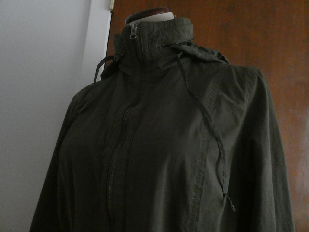 Mossimo Supply Co Women’s Olive Green Water Resistant Hood Jacket Size Small