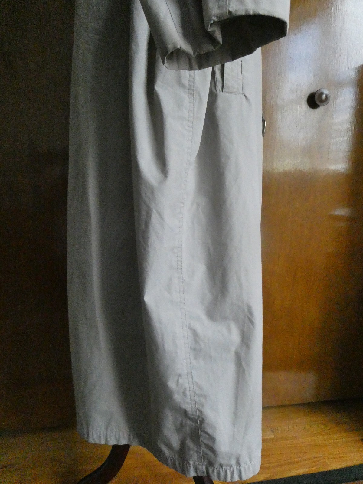 Misty Harbor Women’s Beige Long Trench Coat VTG Size 14
