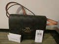 COACH Mini Brynn Women’s Brown/pink Signature Canvas Crossbody Bag Style# C5592