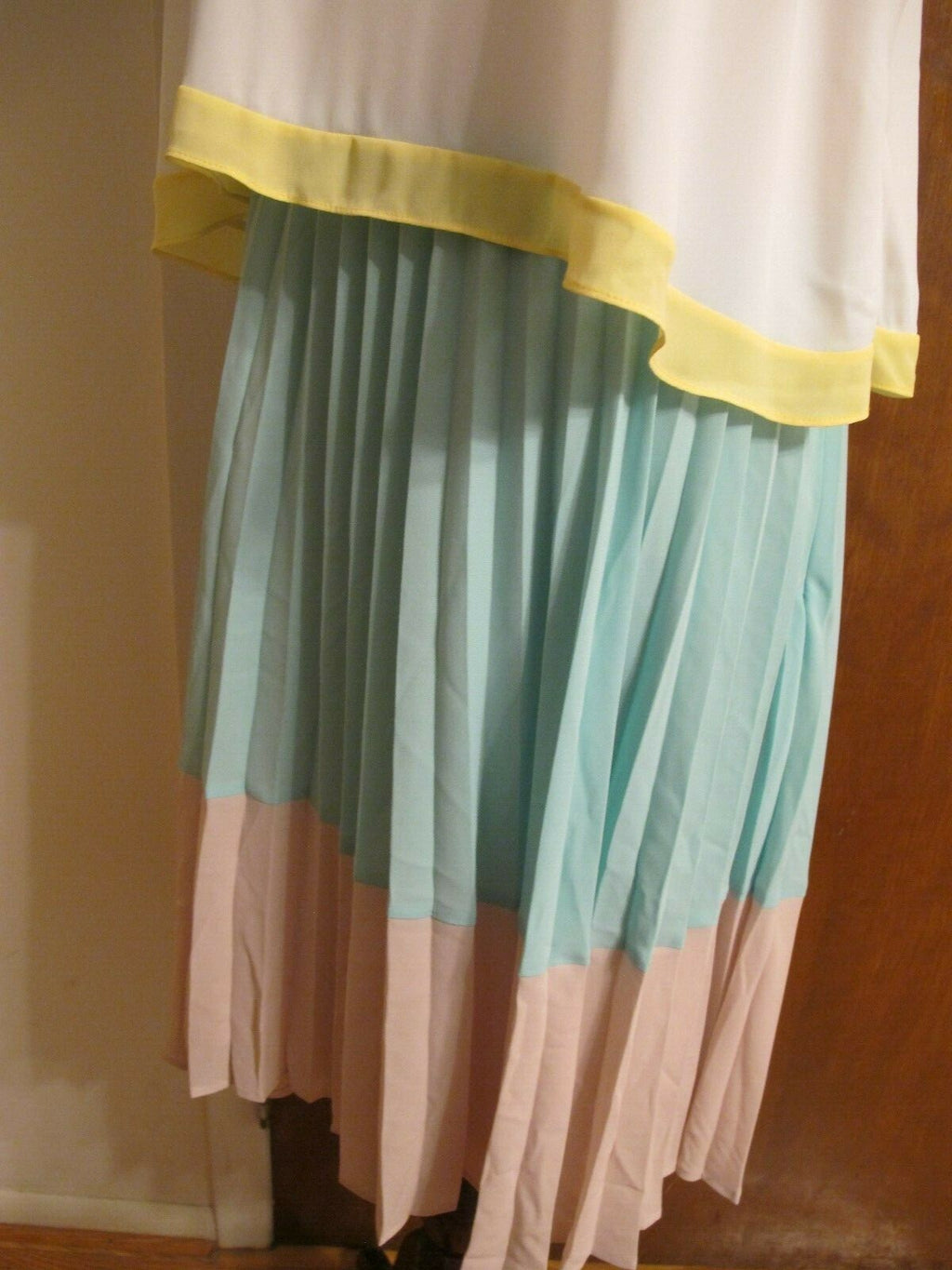  Anthropologie Maeve women’s multi color lined evening dress size 12