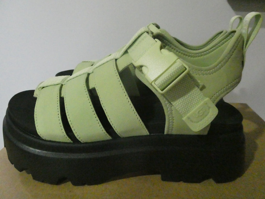UGG Cora Women’s Caterpillar Green Platform Sandal Size US 8/UK 6/EU/ 39