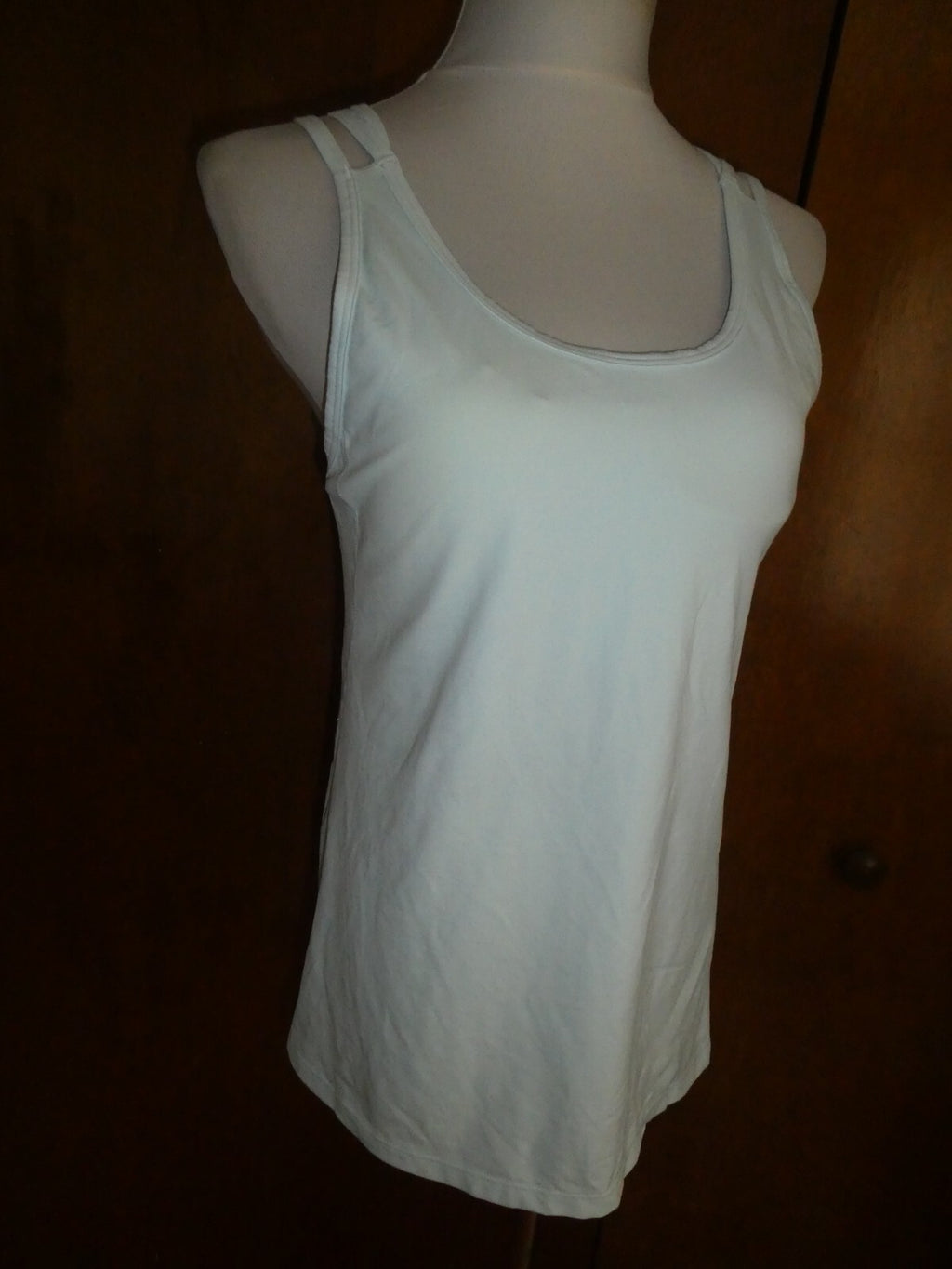 GapFit women's blue build in bra tank top size Large
