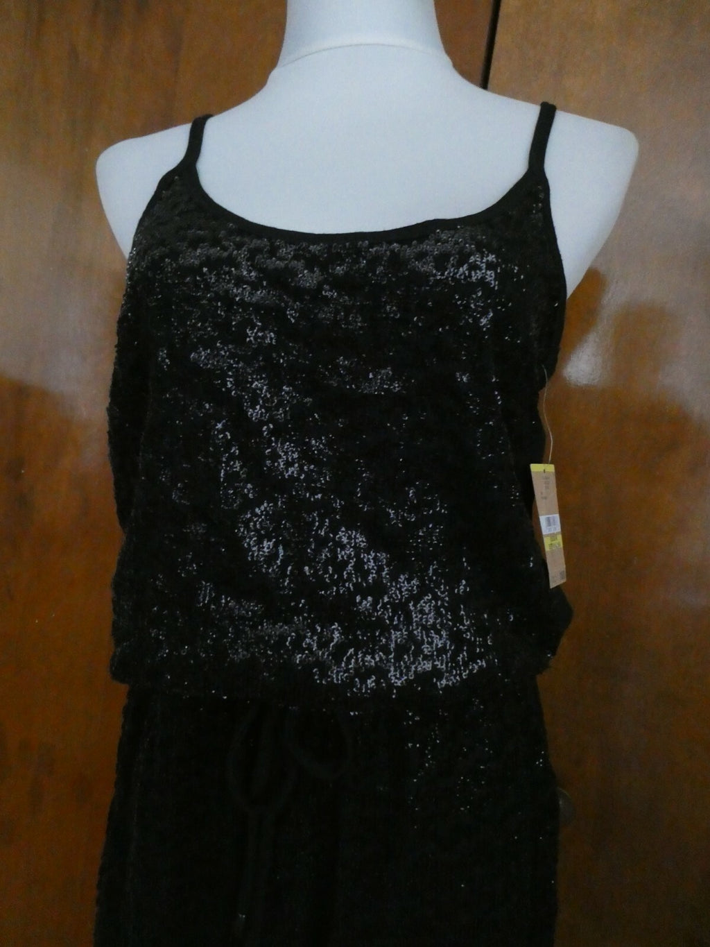 Rachel Roy women's guest list black evening lined jumpsuit size medium New