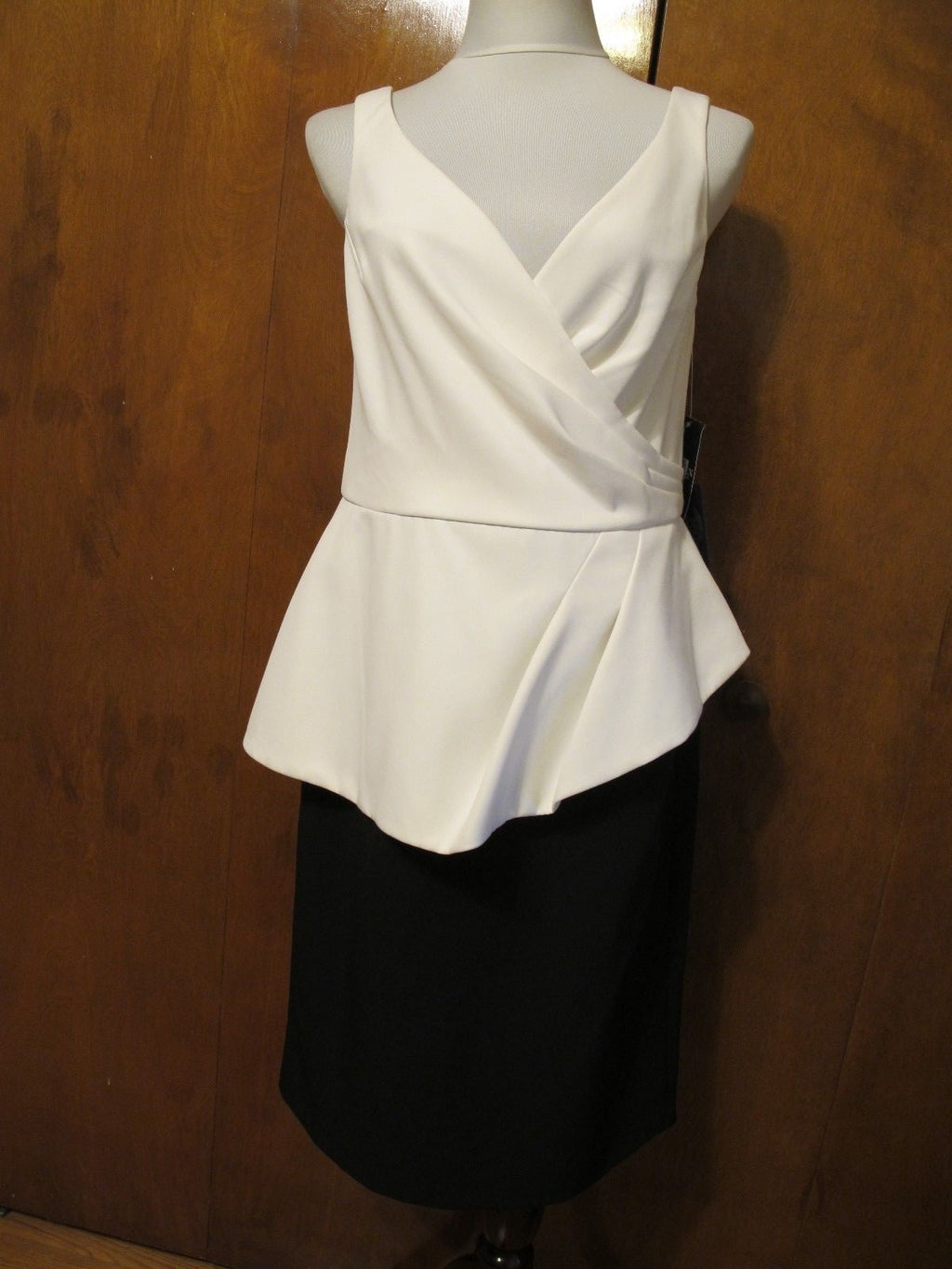 Ralph Lauren's women’s black ivory evening dress 12