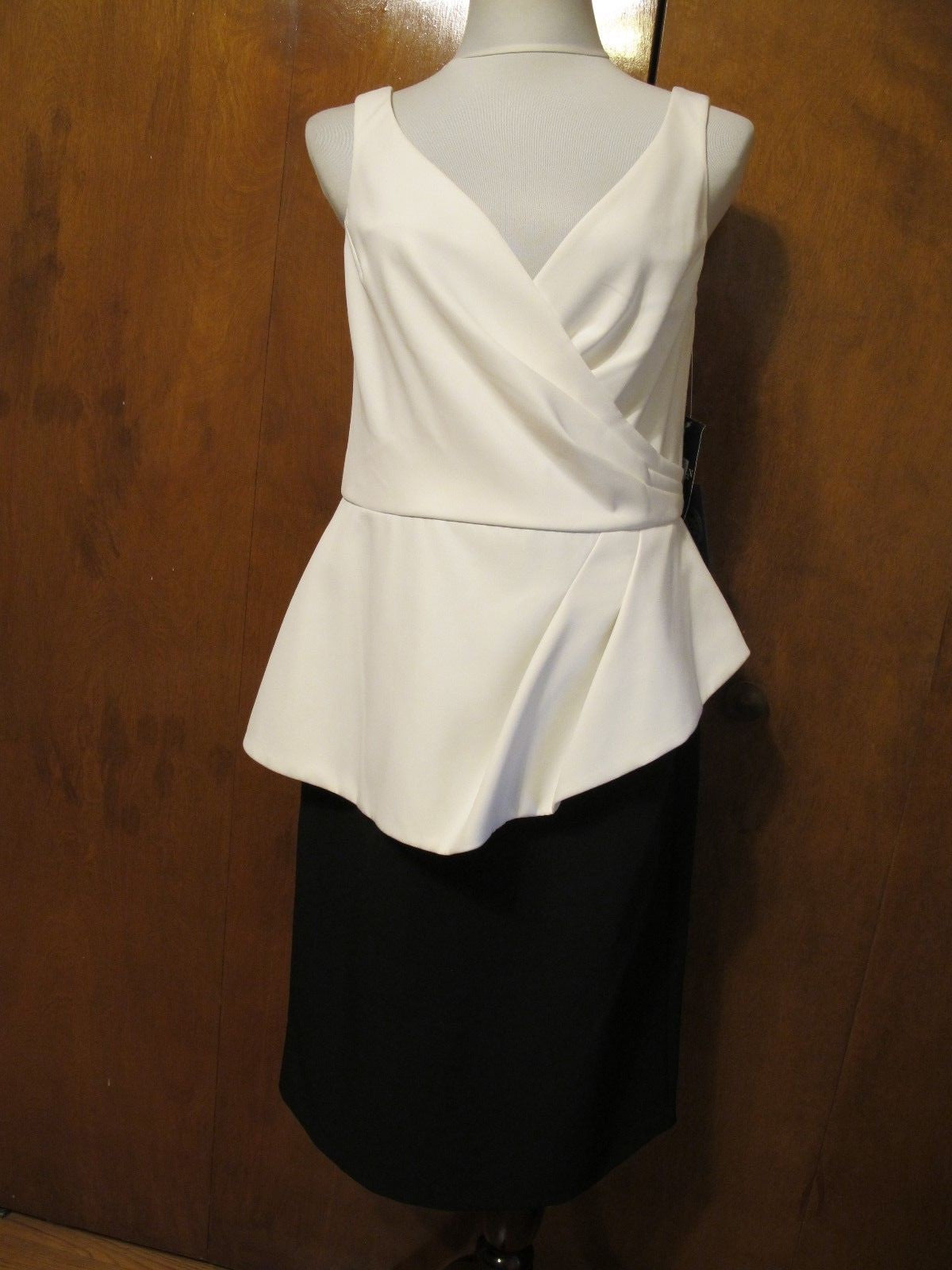 Ralph Lauren's women’s black ivory evening dress 12