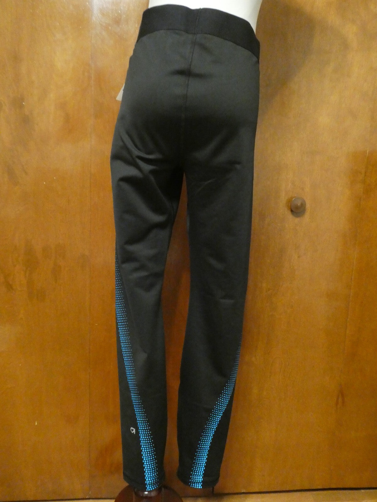 GapFit Capri Women’s Active Regular Rice Leggings Black/Blue Xlarge