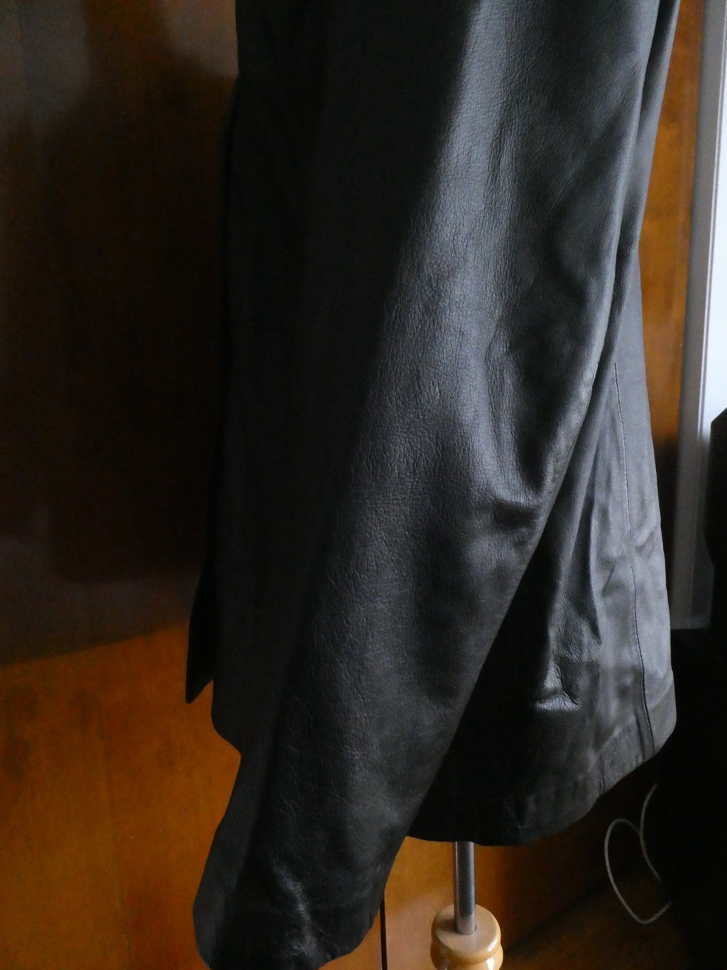Style & Co Women’s Black Leather Jacket Coat Size XLarge