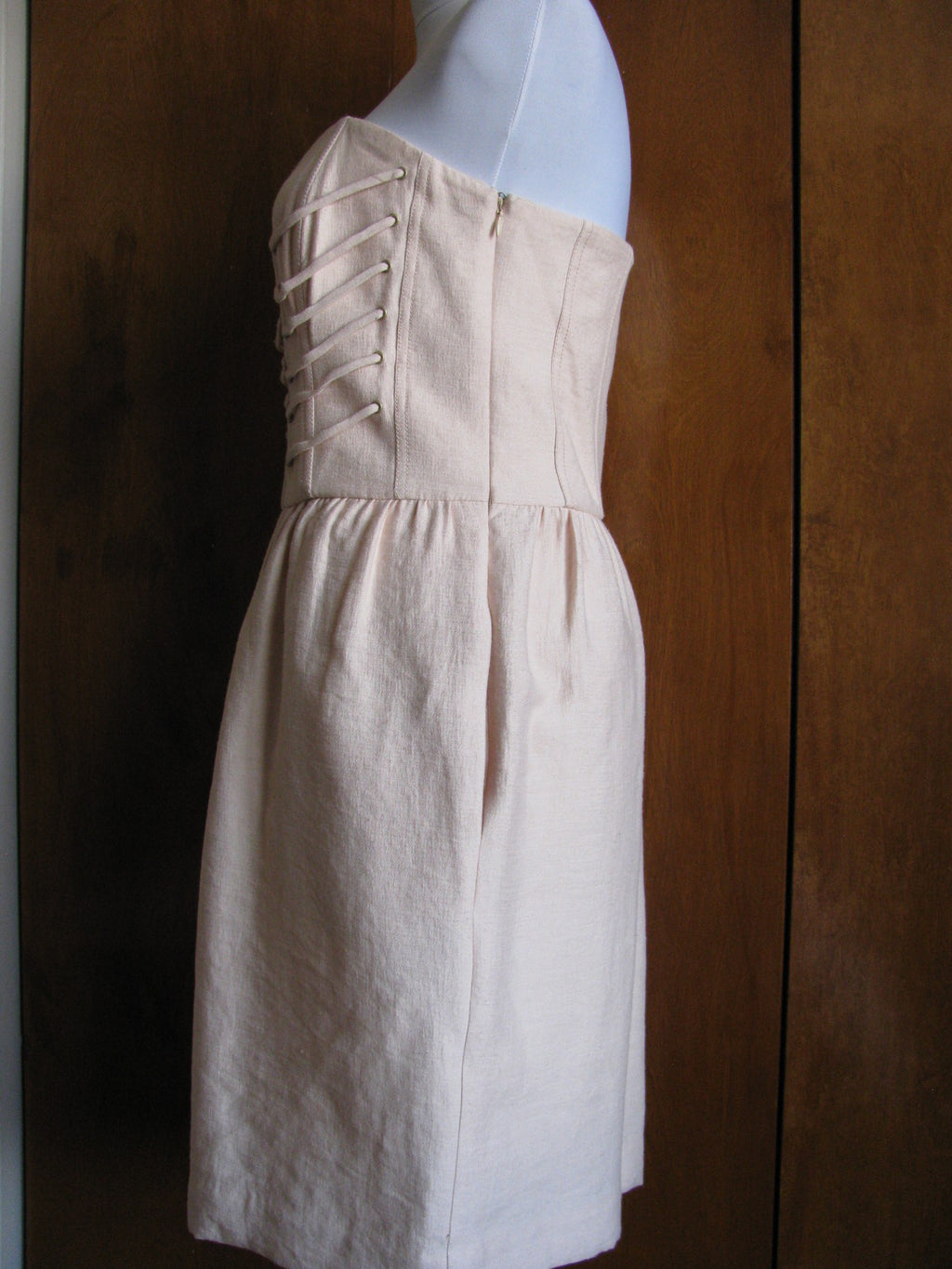 Rachel Roy women's champagne stylish strapless dress Size 10 