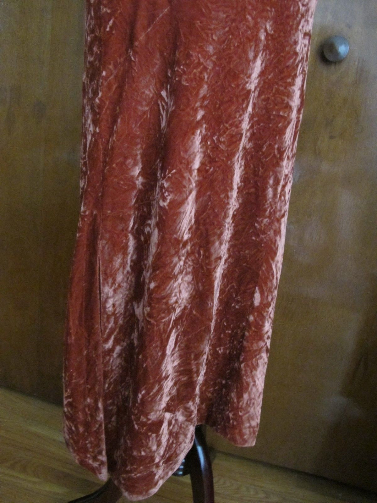 Anthropologie Maeve Women's Pink Rose Velour  Skirt New