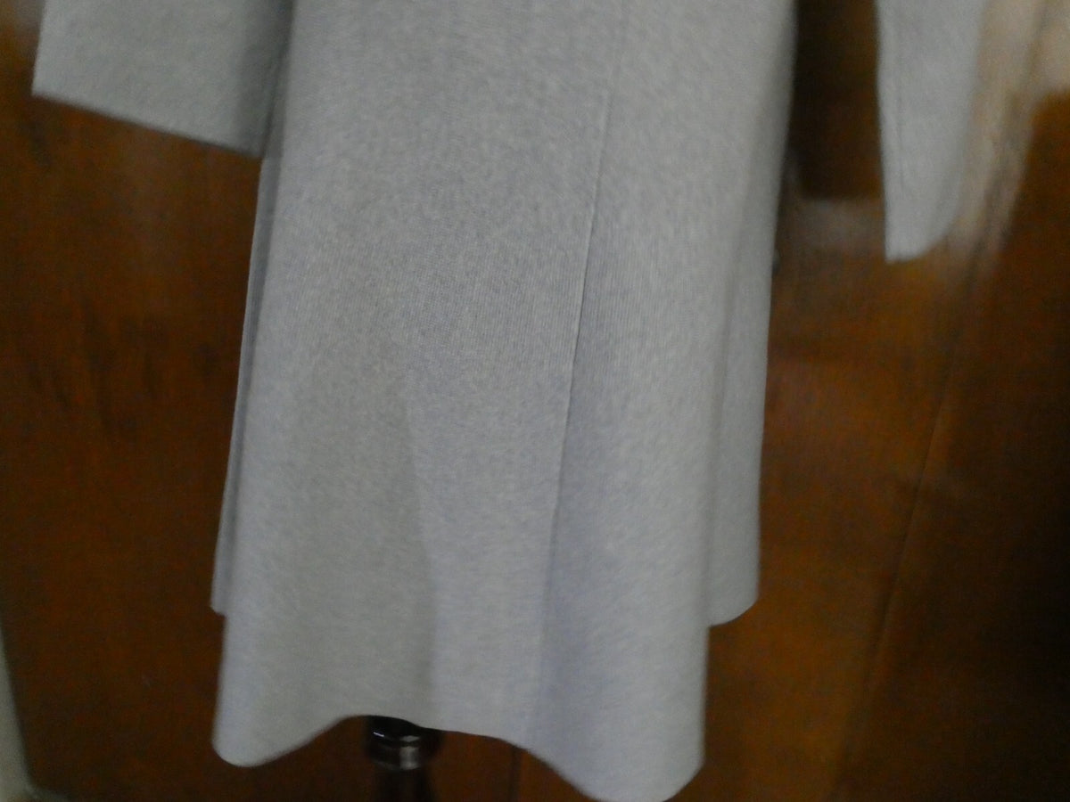 Armani Exchange Women's Gray 3/4 Sleeves Merino Wool Dress