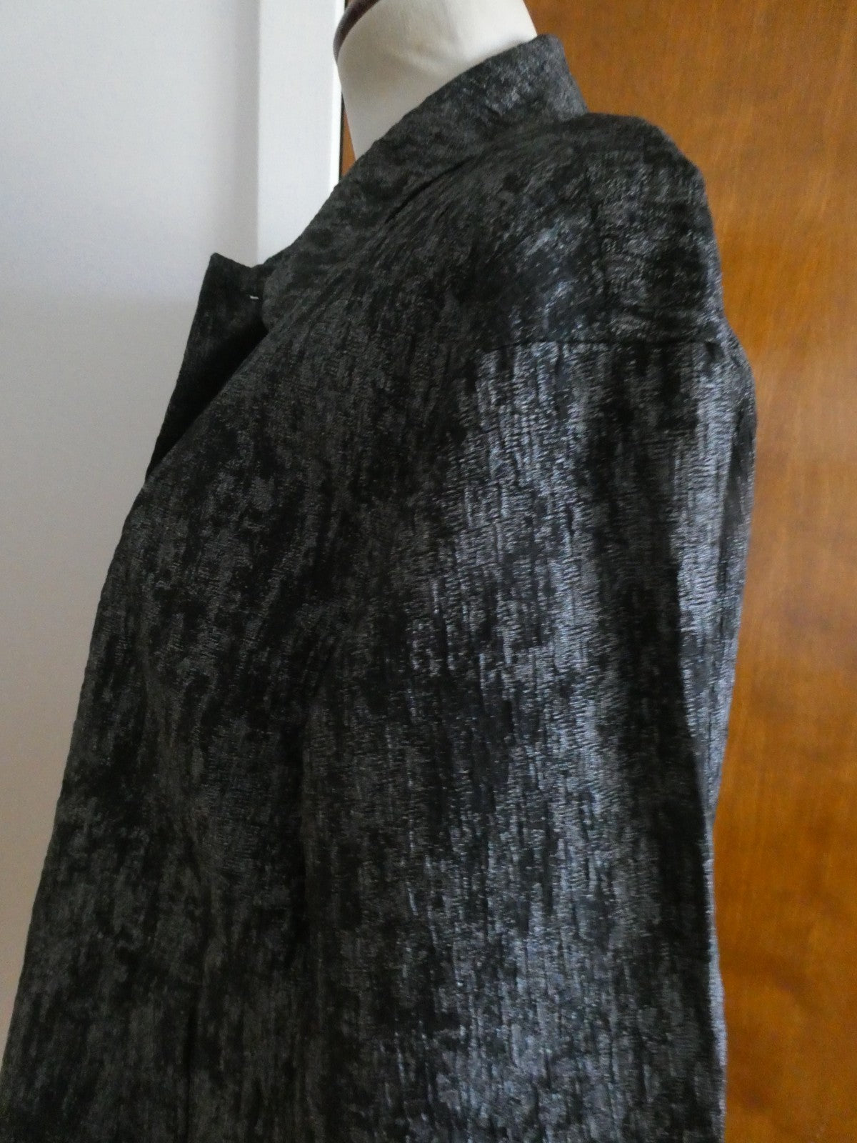 Linea By Louis Dellolio black/gray 4 Button with Pockets Blazer Jacket medium