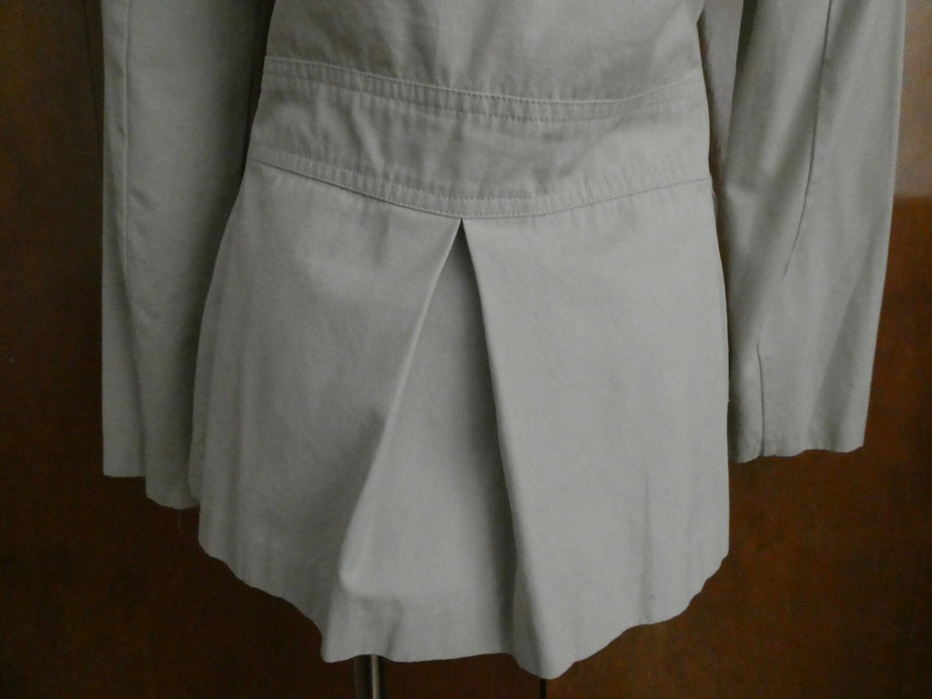 New York & Company Women’s Gray Button-Down Cotton Jacket Blazer Size Medium