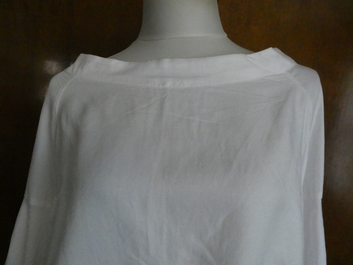 Anthropologie Floreat Women’s White Off the Shoulder Top Blouse Size 14
