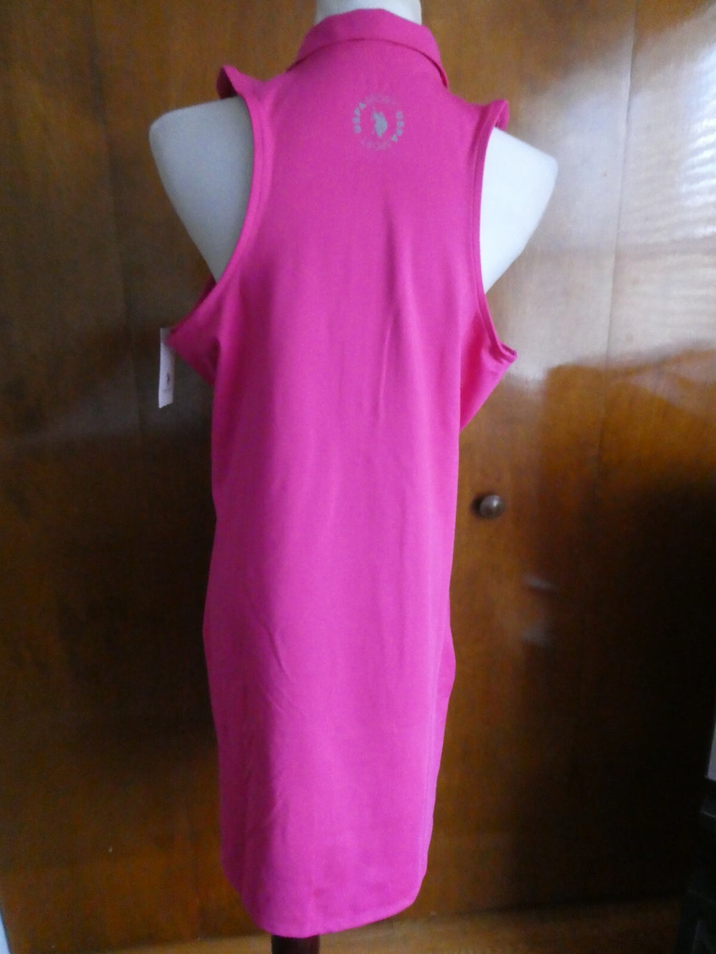 US POLO ASSN Women’s Pink USPA Sport Athletic Workout Dress Size Xlarge