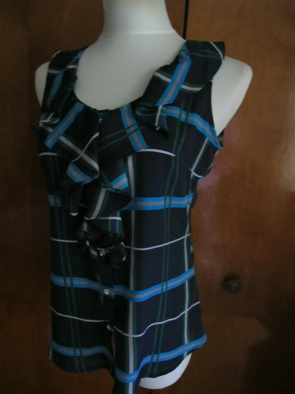 Banana Republic women's navy multi color top size small
