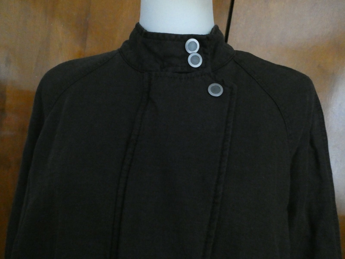 Free People women’s black soft cotton lined stylish jacket coat 