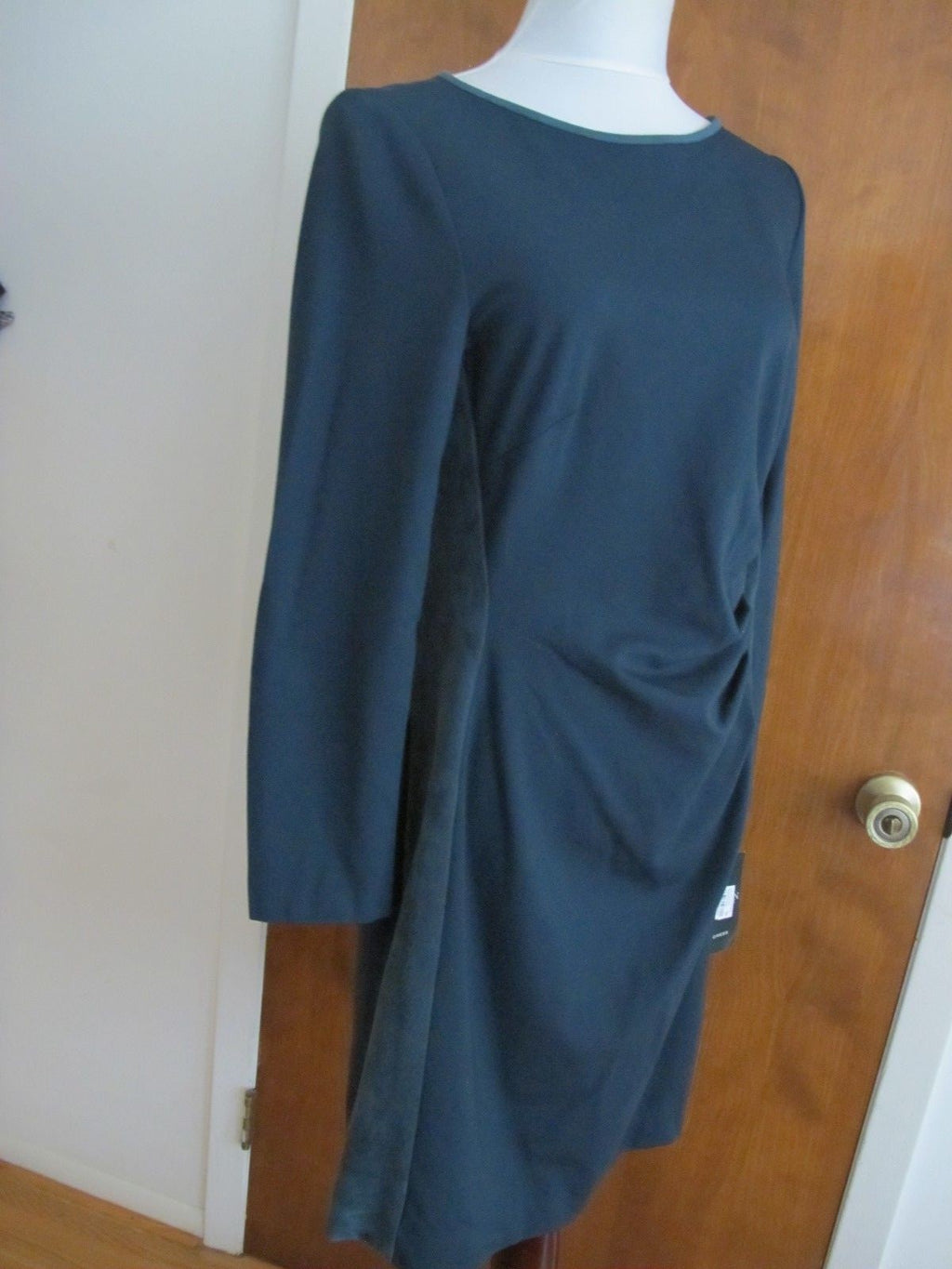 Ralph Lauren women's green evening gathered dress New