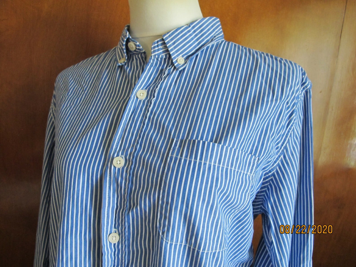 Fox Men's Striped Long Sleeve Button-up Shirt Size Medium