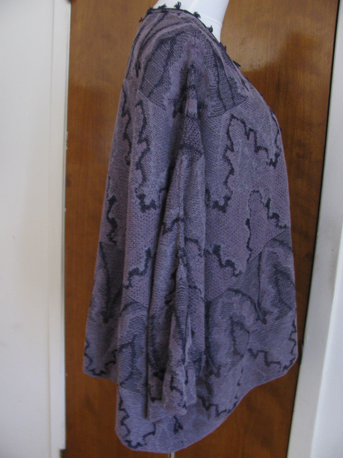 Free People women’s midnight open front flowing sleeves cardigan Medium New