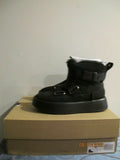 Ugg Australia Women's Black Classic Boom Buckle Combines Sneaker And Boot 5