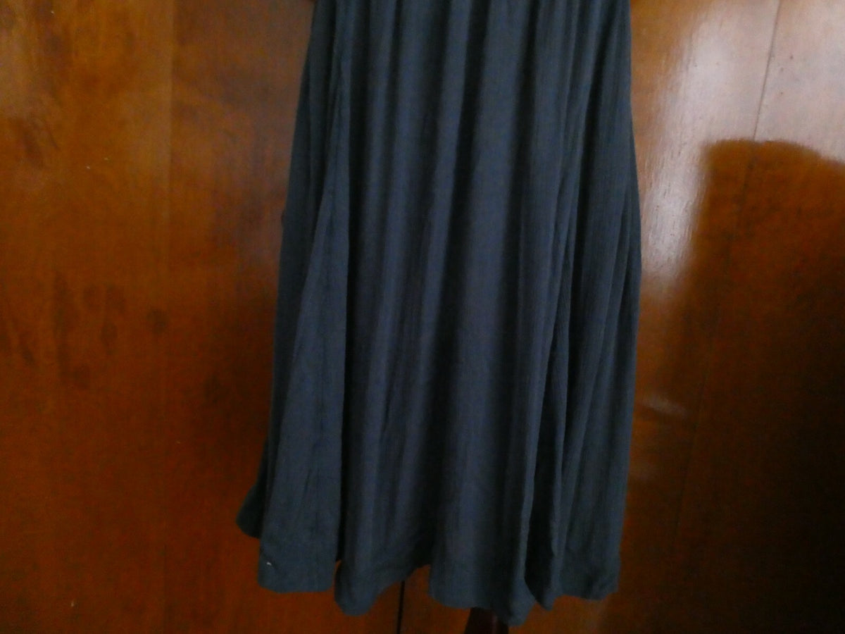 Free People Women’s Asymmetric Blue Embroidered Soft Cotton NWT Dress XSmall 