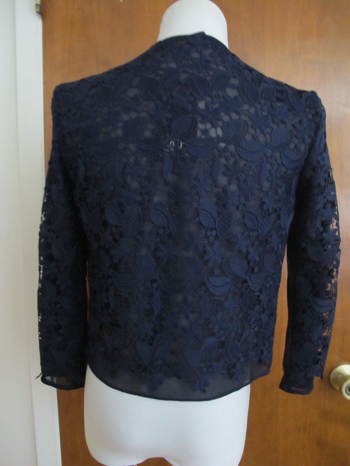 Ralph Lauren women's navy lined evening cardigan size 4new with tag