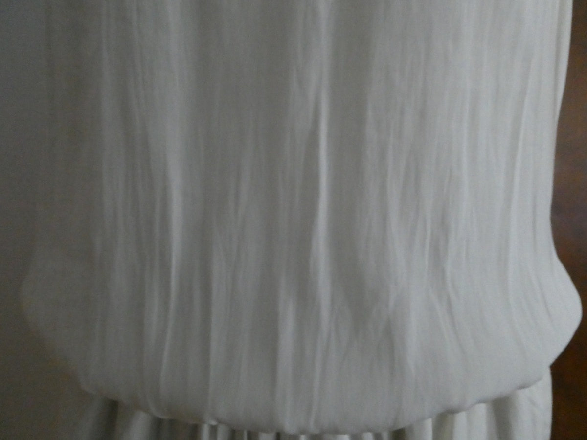 Gap Women's Ivory Sleeveless Romper Shorts Lined Size Large NWT Pull On