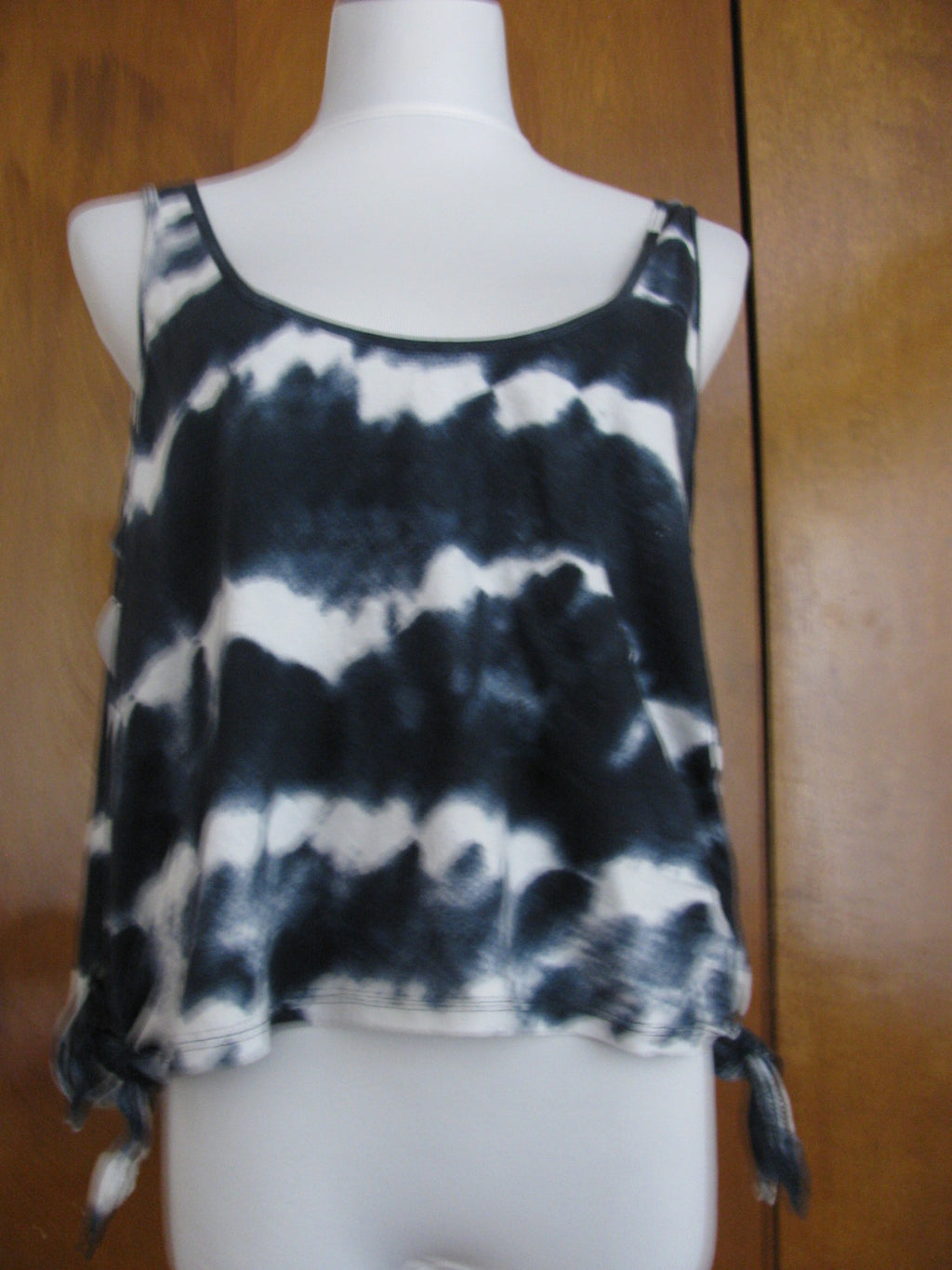 Ralph Lauren Denim & Supply women blue tie's on the Sides T-shirt Large