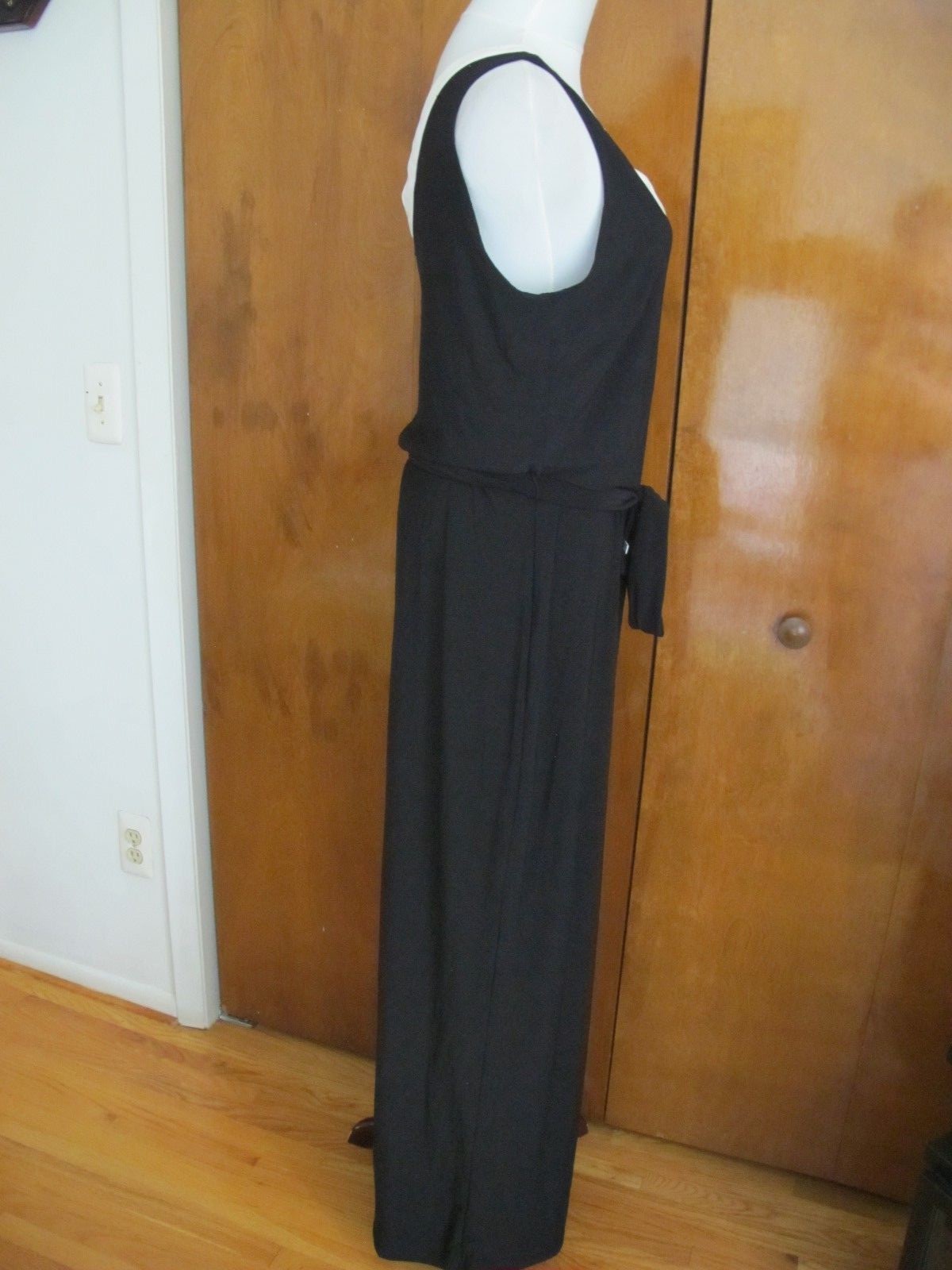 Lauren Ralph Lauren women’s black white jumpsuit size large NWT