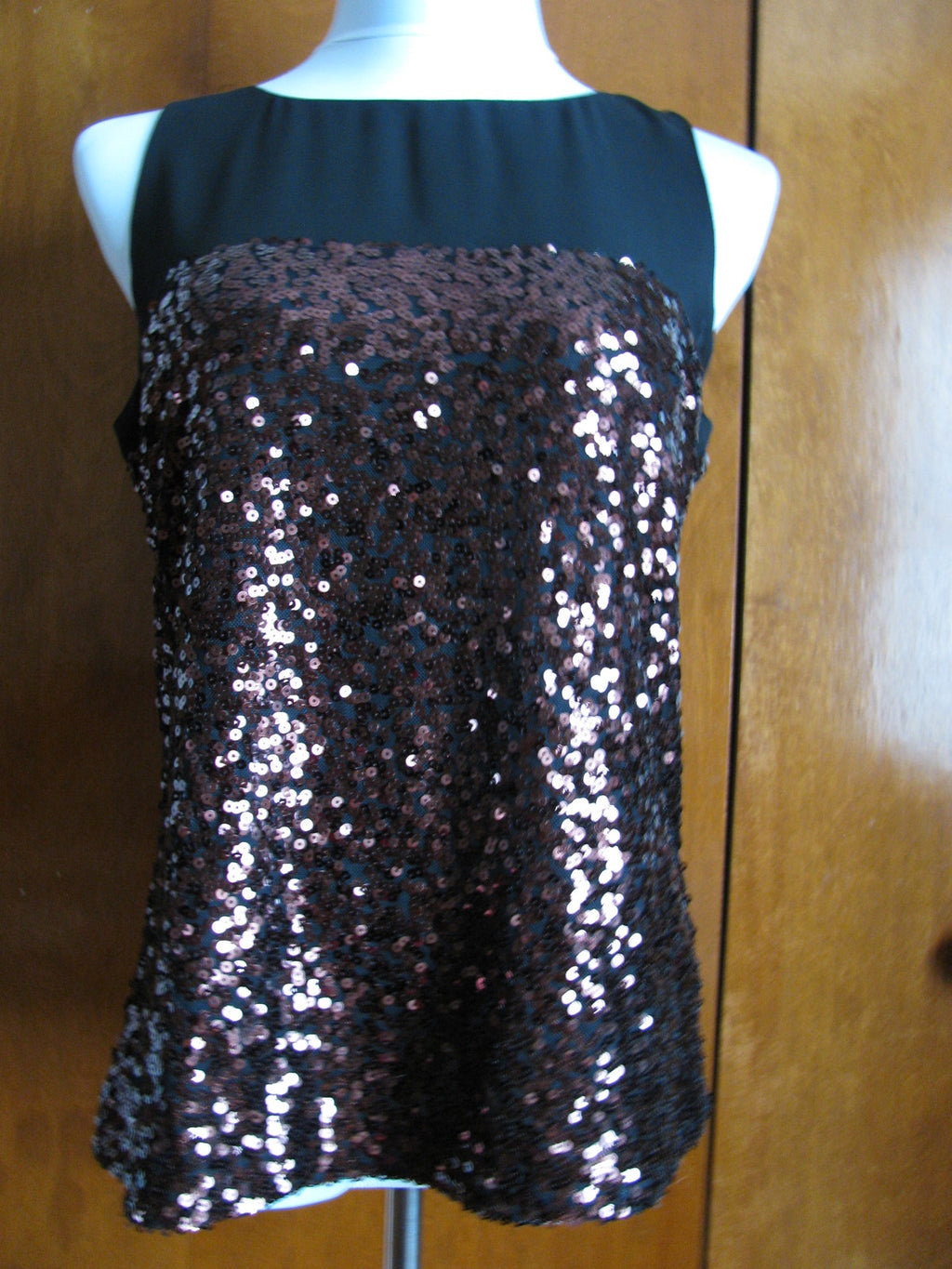 Michael Kors women's black evening top 8 