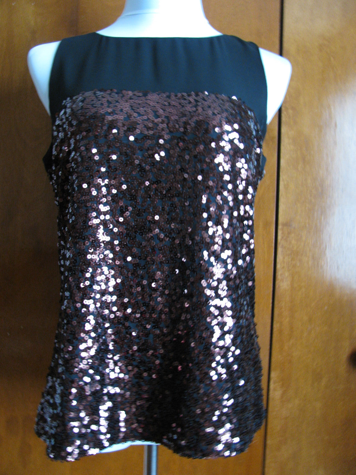 Michael Kors women's black evening top 8 