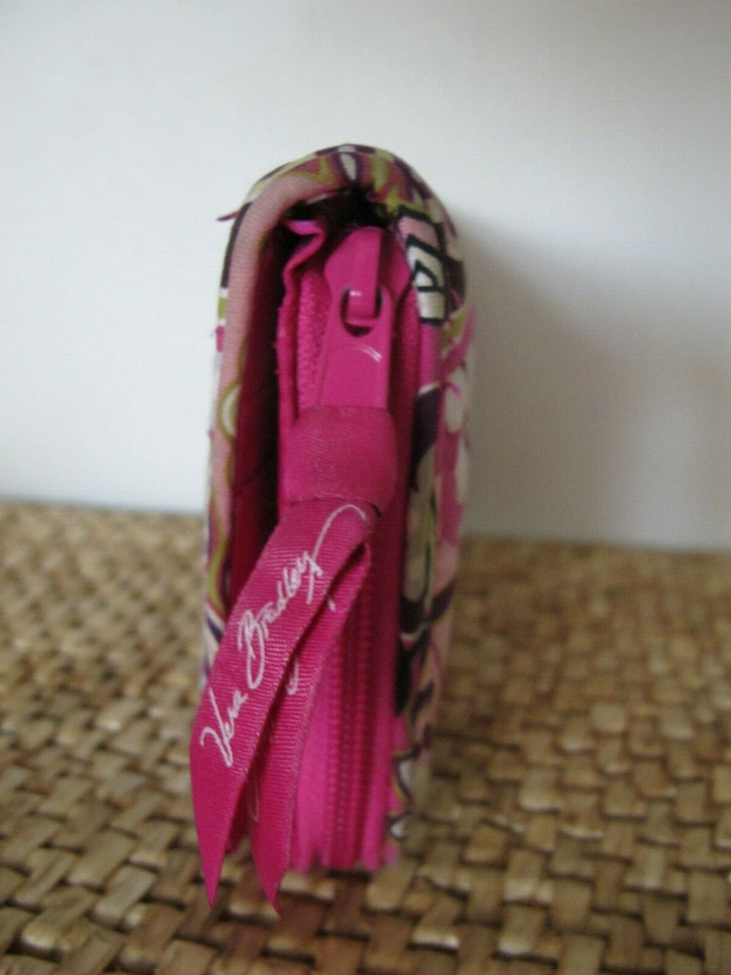Vera Bradley Turn Lock Carry all wallet, clutch, multi color Wide 7.5” X Tall 5”
