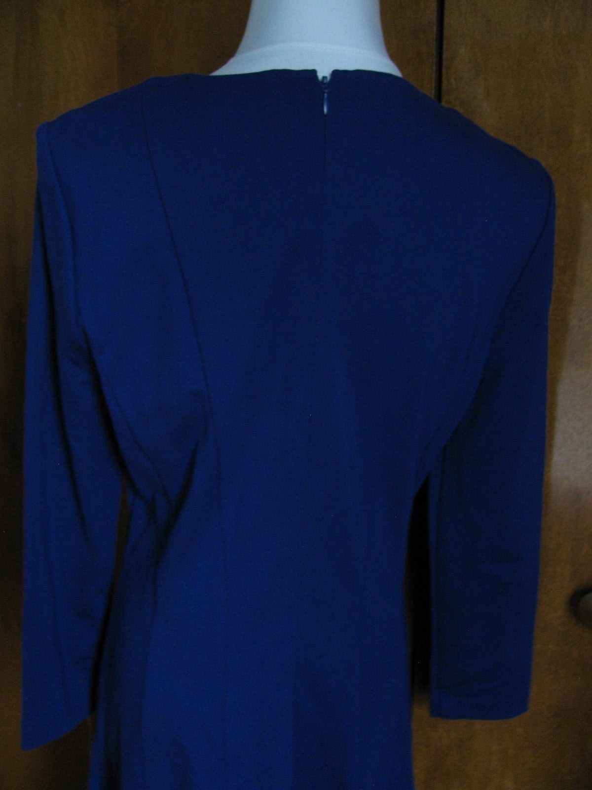 Ralph Lauren women’s stylish A-line cannes blue NWT detailed dress size 12