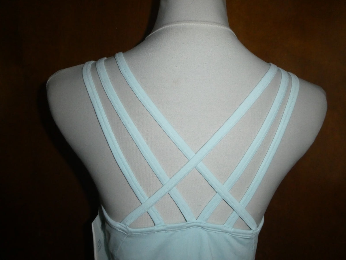GapFit women's blue build in bra tank top size Large